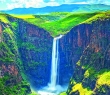 World_93G Maletsunyane Falls, Lesotho, Africa