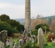 Ireland_29 Round Tower and Cemetery in Glendalough, Ireland